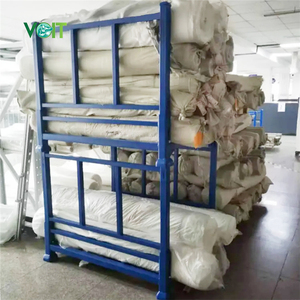 גדול קיבולת Stackable פלדה מחסן מזרן מתלה מתקפל מתכת אחסון Stillage כלוב - Product Image 4