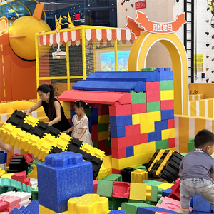 Personalizzabile in schiuma leggera EPP Waffle casa trampolino Park blocchi Multicolor giochi da interno per bambini Extra Large - Product Image 5