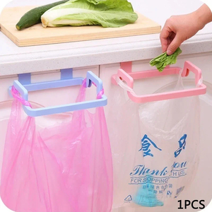 Estante de Almacenamiento Colgante para Cocina al por Mayor, Soporte para Bolsas de Plástico con Soporte para Bote de Basura y Colgador de Trapos para Puerta - Product Image 2