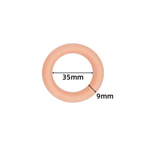 6 크기 실리콘 남성 맞춤형 수탉 반지 세트 큰 검은 남근 반지 성인 지연 사정 남근 수탉 반지 남성 게이 - Product Image 3