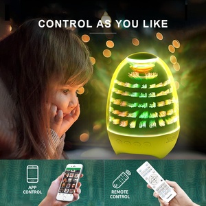 เครื่องเล่นเสียงอิสลามแบบพกพาพร้อมไฟกลางคืน LED ควบคุมผ่านแอป รองรับ 16 ภาษา 16 นักอ่าน  สำหรับการฟังอัลกุรอาน - Product Image 1