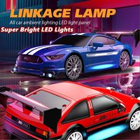 Voiture télécommandée DWI DOWELLIN 1:24 RC Drift 2.4GHz, voiture de course 4WD avec pneus à la dérive, lampe de liaison et lumières LED pour enfants