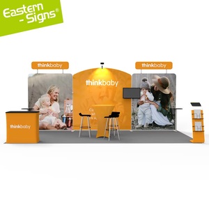 Caja <span class=keywords><strong>de</strong></span> Luz para Exhibición en Ferias Comerciales, 10x20 3x6, Aluminio y Tela, Reutilizable, Ligera, Fácil <span class=keywords><strong>de</strong></span> Montar, Forma Personalizable - Product Image 6