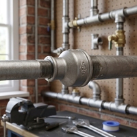Raccord flexible de haute qualité en fonte malléable pour système d'incendie à basse pression galvanisé à chaud