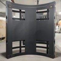 Boîtier léger d'armoire de cadre d'affichage à LED imperméable fait sur commande pour l'écran d'intérieur de publicité commerciale d'exposition d'événement