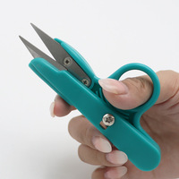 Ciseaux de tailleur miniatures très vendus, coupe-fil en forme de U, manche en plastique pour la maison, ciseaux à fil