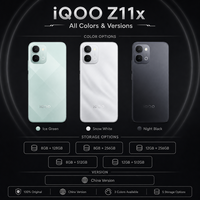 iQOO Z11x 2026 Smartphone 5G Original Baru, Octa Core, Layar 120Hz untuk Gaming, dengan Pengenal Wajah, Dual SIM Card iqoo Z11x
