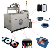 Máquina Dispensadora de Pegamento AB de Dos Componentes, Máquina Automática de Moldeo de Resina Epoxi, Máquina Dispensadora de Pegamento de 3 Ejes