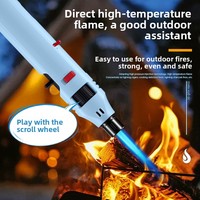 Nouvelle pistolet de pulvérisation compacte gonflable pour encens de moxibustion, à flamme directe, résistante au vent, portable, en ABS, haute température, pour extérieur