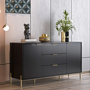<span class=keywords><strong>Commode</strong></span> à tiroirs en bois <span class=keywords><strong>blanc</strong></span> <span class=keywords><strong>noir</strong></span> de haute qualité 58 "Armoire de rangement pour chambre à coucher - Product Image 2