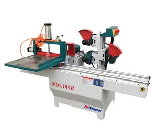 Double track five-disc tenoner pneumatic Mortise and Tenon machine furniture processing