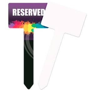 Factory High Quality Custom Logo and Colorful Printing Gloss White Unisub Rectangle <b>Plastic</b> Yard Sign - Product Image 3