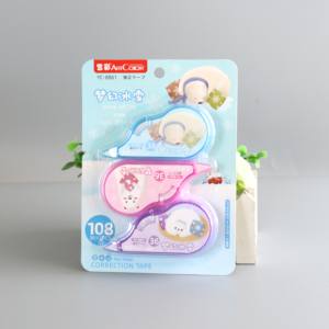 Nastro Correttore ARTCOLOR Premium Grande Capacità 3x2M, Design Creativo Personalizzabile, Viola e Rosa, per Correzioni Scolastiche - Product Image 4