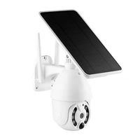 WiFi Solar Battery PTZ Camera HD 1080P Low Power Outdoor Waterproof 2MP Color Vision CCTV Security Surveillance IP Camera