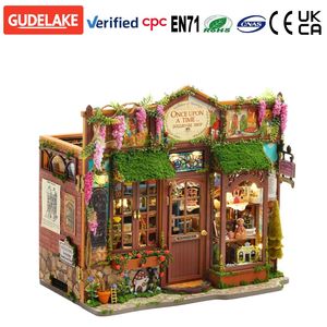 Handgefertigtes Montage-DIY Kleines Haus Dreidimensionales Szenenmodell Holz 1:64 Maßstab 3D Holz-Pullze-Spielzeug Geschenk - Product Image 1