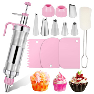Pistola de Acero Inoxidable para Decoración de Pasteles <span class=keywords><strong>y</strong></span> <span class=keywords><strong>Repostería</strong></span> con Función de Inyección de Crema - Product Image 1