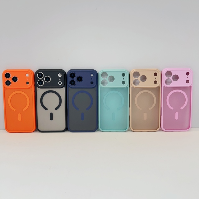 High Quality Skin-friendly Texture Magnetic Phone case for iPhone 17 Pro Max Frosted Full protection Anti Shock Phone Case
