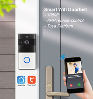Tuya smart caméra sonnette sans fil PIR détection de mouvement et audio bidirectionnel