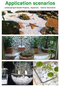 Kerikil Putih Salju Batu Sungai Alami Dipoles Ramah Lingkungan Tahan Lama Dekoratif untuk Lanskap Taman Kerikil Dekoratif - Product Image 6