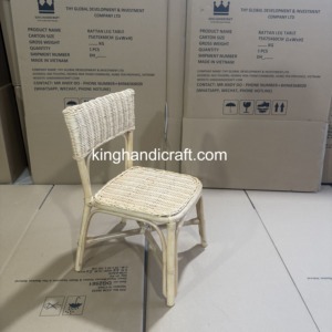 Chaise pour enfants en rotin faite à la main de luxe, mobilier de location pour fêtes et événements, sièges pour enfants écologiques et durables - Product Image 6
