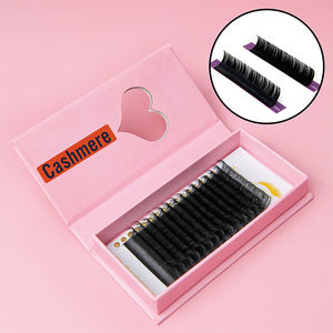 Fondo suelto Mega Volumen Terciopelo Bandejas de pestañas individuales Proveedores de extensiones de pestañas Extensiones de pestañas de Cachemira - Product Image 4