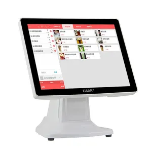Gsan New Pos Hardware Factory 15 Inch Touch Screen All In One Pos System For Supermarket/retail Shop/restaurant