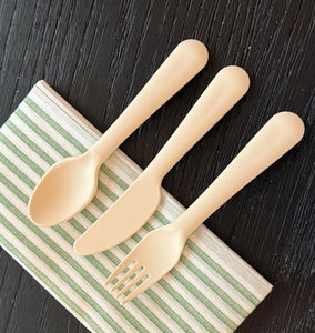 Sans BPA 3 pièces enfants enfants Silicone bébé enfant en bas âge <span class=keywords><strong>couverts</strong></span> ensemble remplacements couleur fourchette couteau cuillère - Product Image 5