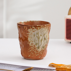 Tazze da caffè Creative vecchio stile tazze da caffè in ceramica Cappuccino Latte tazza da caffè retrò tazza da caffè giapponese - Product Image 5