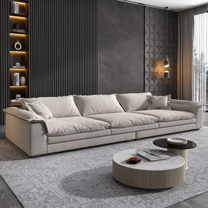 Divani Contemporanei per Soggiorno in Tessuto, Set di <span class=keywords><strong>Mobili</strong></span> di Lusso Moderni Italiani - Product Image 1