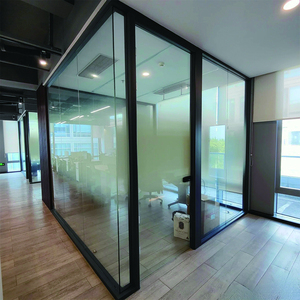 Cloison modulaire détachable Cloison <span class=keywords><strong>acoustique</strong></span> en verre Cloison séparatrice de pièce Applications dans les bureaux, les écoles, les hôtels - Product Image 2