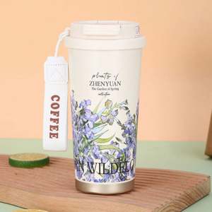 Taza de Café Promocional de Acero Inoxidable 316, Taza Aislada con Revestimiento Interior de Cerámica, Pajita, Logotipo Personalizado, Aislamiento Térmico de 6 a 12 Horas - Product Image 5