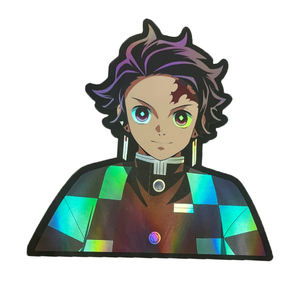 В наличии, 500 дизайны, новые лазерные наклейки на заказ, анимационные спортивные водонепроницаемые 3d линзовидные Автомобильные Наклейки для декора - Product Image 5