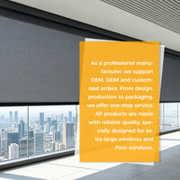 Persianas Enrollables Eléctricas WR135-150, Resistentes al Viento, Impermeables, con Protección UV, de Poliéster, para Ventanas y Patios Exteriores