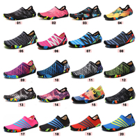 Sports à séchage rapide personnalisés pieds nus eau Aqua chaussures Aqua chaussettes plage piscine Surf Yoga adulte chaussures de bain pour femmes hommes