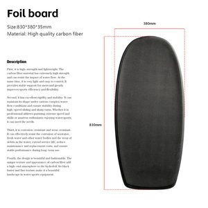 Mới đến đầy đủ sợi carbon đứng lên mái chèo Hội Đồng Quản trị Trọng lượng nhẹ 83*38cm tàu cánh ngầm lướt sóng lá Hội Đồng Quản trị BƠM THẢ lướt Hội Đồng Quản Trị - Product Image 2