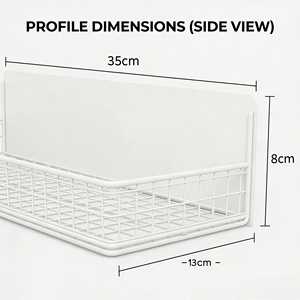Juego de Estantes Magnéticos para Especias para Refrigerador, 4 Estantes de Almacenamiento Magnéticos de Metal, Fabricante Chino - Product Image 6