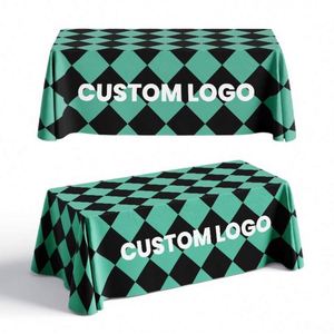 ผ้าคลุมโต๊ะโฆษณา ผ้าโพลีเอสเตอร์ แบบพอดีตัว ขนาด 6 ฟุต 8 ฟุต พิมพ์โลโก้ตามสั่ง สำหรับงานธุรกิจ งานแสดงสินค้า - Product Image 4