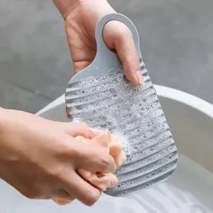 Xh Mini Scrubben Board Reizen Draagbare Kleine Wasbord Handgreep Antislip Ondergoed Wasbord