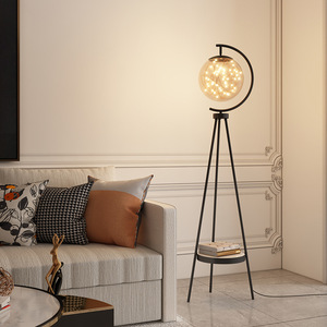 Offre Spéciale salon <span class=keywords><strong>boule</strong></span> de verre or maison <span class=keywords><strong>doré</strong></span> debout moderne luxe coin lumière nordique Led <span class=keywords><strong>lampadaire</strong></span> pour salon décor - Product Image 3