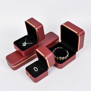 Wholesale Luxury PU Leather Jewellery Packaging <b>Boxes</b> Jewelry Custom Logo - Product Image 6