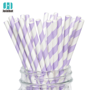 <b>Paper</b> Straws Blue Polka Dot Disposable <b>Biodegradable</b> Eco-Friendly Party Straws - Product Image 5