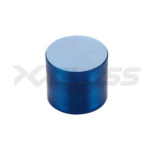 Broyeur à herbes rond portable à 4 couches en zinc inoxydable avec logo personnalisé, broyeurs à herbes pour accessoires de fumage - Product Image 6