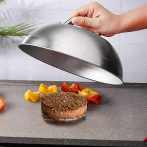Manjia kalbur aksesuarları Set profesyonel <span class=keywords><strong>Burger</strong></span> presi Smashed <span class=keywords><strong>Burger</strong></span> kiti paslanmaz çelik <span class=keywords><strong>Burger</strong></span> presi erime kubbe ile - Product Image 2