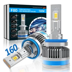 2023 heiß verkaufter f80 h8 h9 h11 80w 12v LED-Scheinwerfer für Auto, Motor und LKW