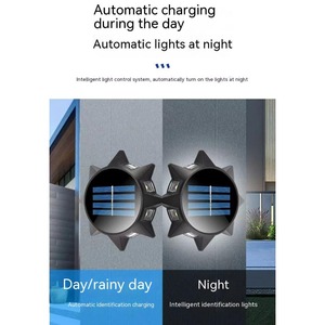 Nouvelles lampes murales solaires octogonales, lampes décoratives encastrées pour extérieur, lampes pour pelouse, lampes de couloir, lampes de paysage - Product Image 5