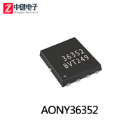 Transistors numériques MOSFET à canal N AONY36352 originaux et neufs, sérigraphiés, en boîtier traversant, provenant du Guangdong