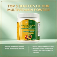 Poudre de multivitamines haute puissance Vitamine C D3 E K2 Complexe B Zinc Sélénium pour le soutien antioxydant et immunitaire Nutrition quotidienne pour adultes