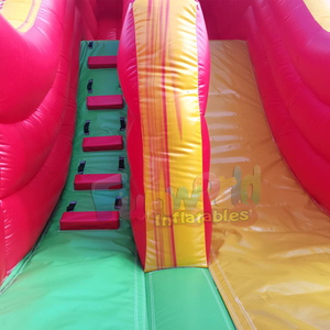 Xmas holiday party jumper bounce house commercial kids jumping bouncy castle <b>inflatable</b> sled sleigh slide - Product Image 6