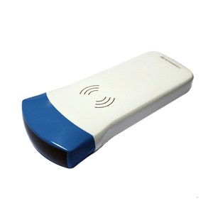 Pemindai Ultrasound perut nirkabel 128 elemen, perangkat deteksi elektronik <span class=keywords><strong>Array</strong></span> cembung hitam putih - Product Image 2
