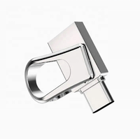 Option de couleur noir argenté Logo personnalisé en métal SSD Clé USB pour les besoins de stockage de documents volumineux